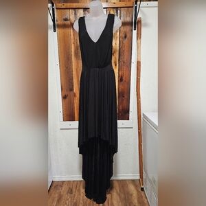 ABS Allen Schwartz Elegant Black High Low Dress